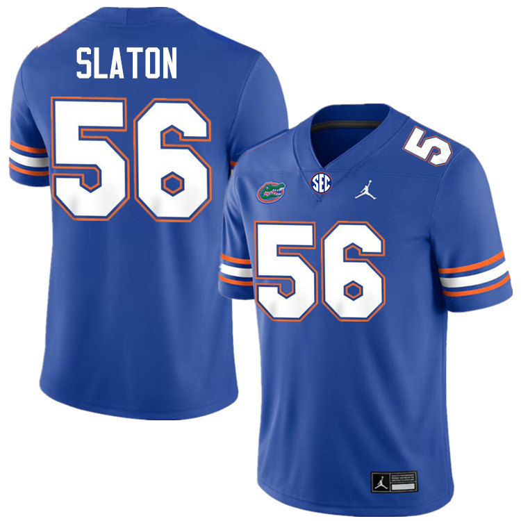 T.J. Slaton Florida Jersey,Florida Gators #56 T.J. Slaton Jersey Youth Uniforms-Royal